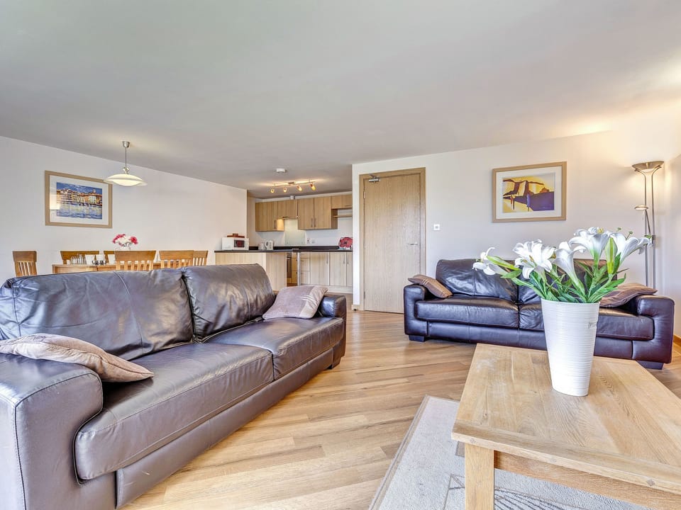 Open plan living space | 5 Red Rock - Red Rock Apartments, Dawlish Warren