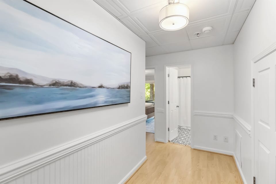 Downstairs hallway