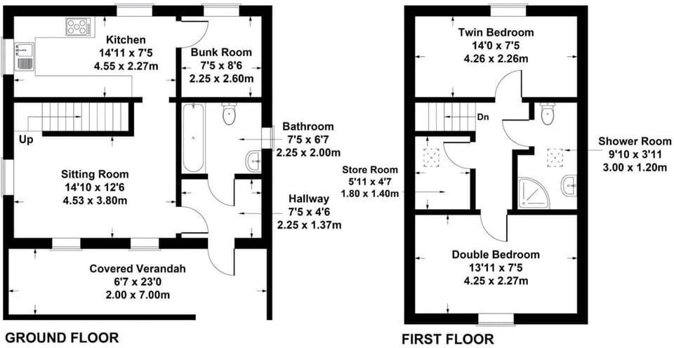 Floor plan of property | Criffel Lodge, Tongland, Kirkcudbright