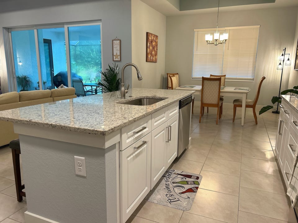 View of kitchen as you enter through the garage