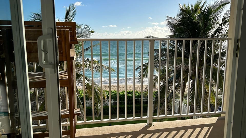 Balcony directly off of master bedroom
