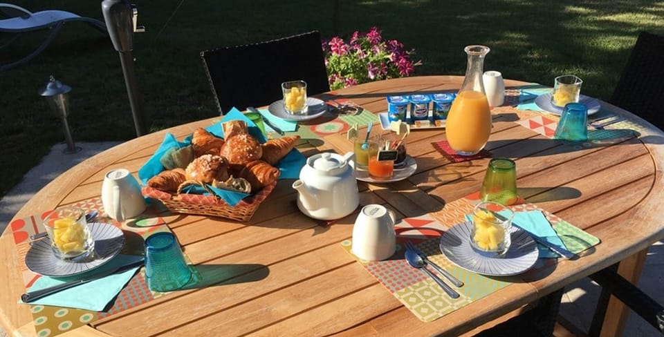 petit dej terrasse