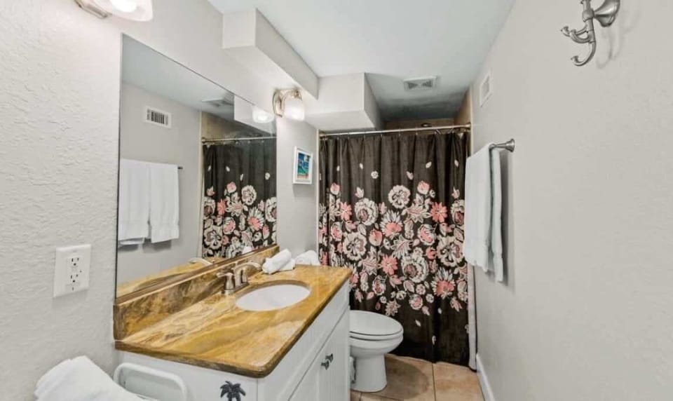 1st floor bathroom with shower (no bath tub) 