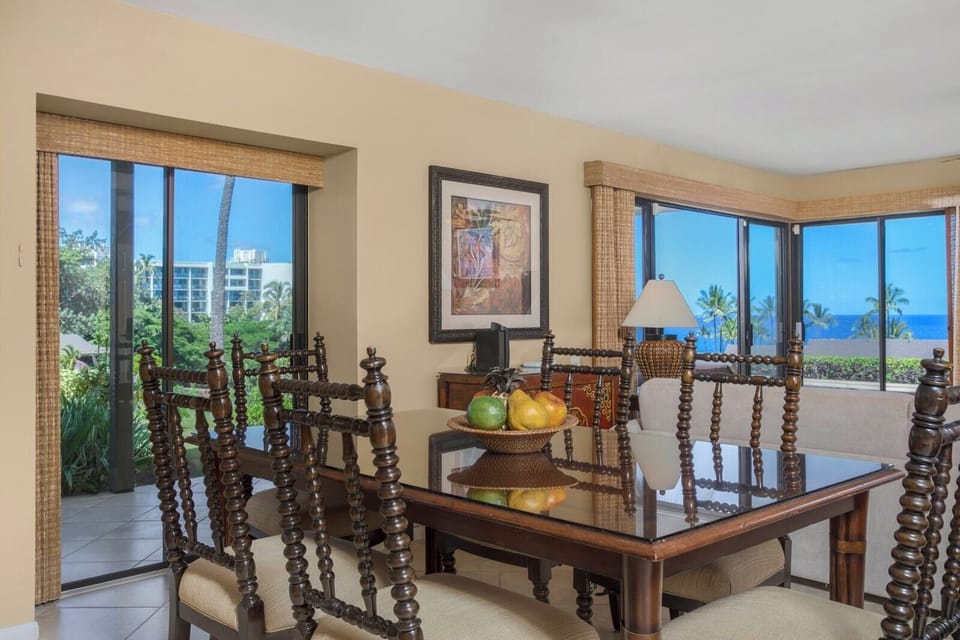 Large windows let the sunshine waltz in, pirouetting across placemats and whispering secrets from the sea   
