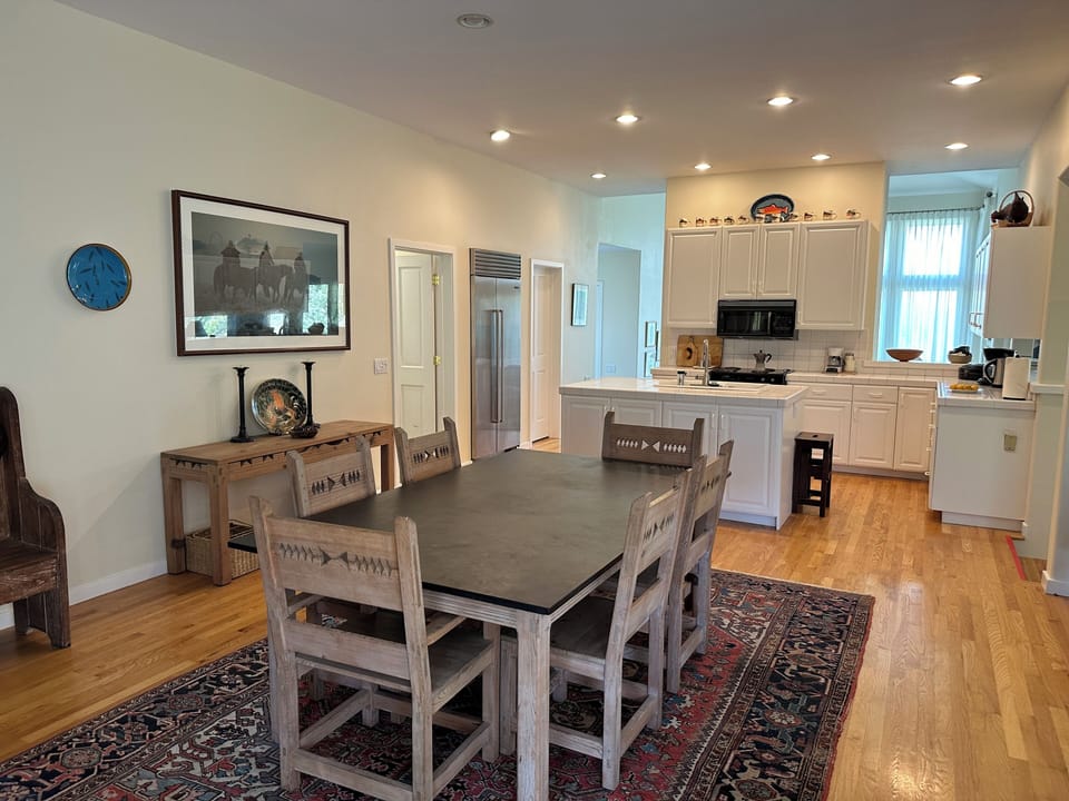 Open format Kitchen and Dining Room