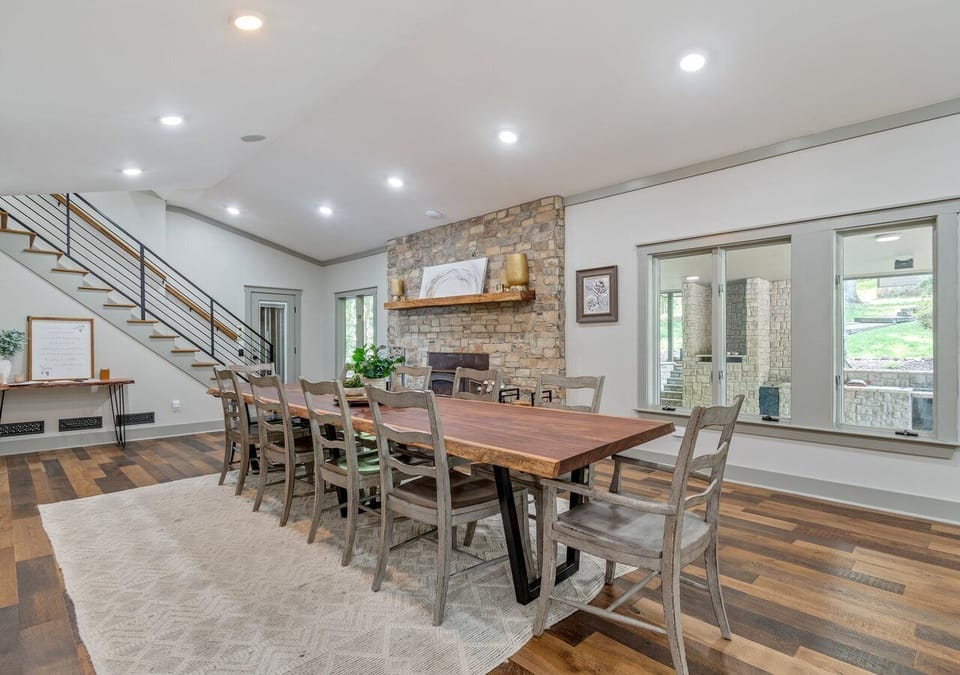 Beautiful dining room table for you and your guest to enjoy a meal