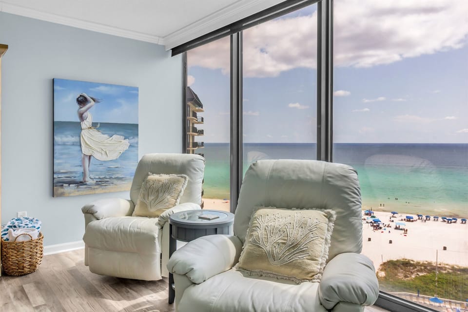 Great view from the windows and balcony