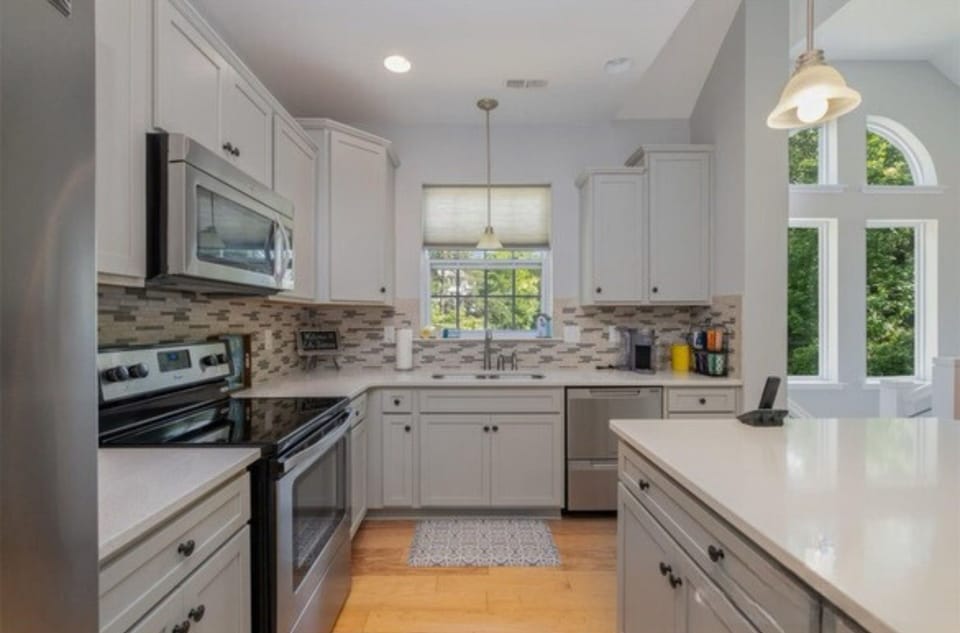 Kitchen featuring state of the art appliances 