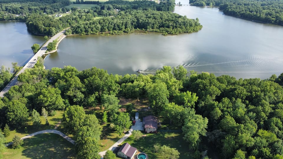 An photo of our property from above