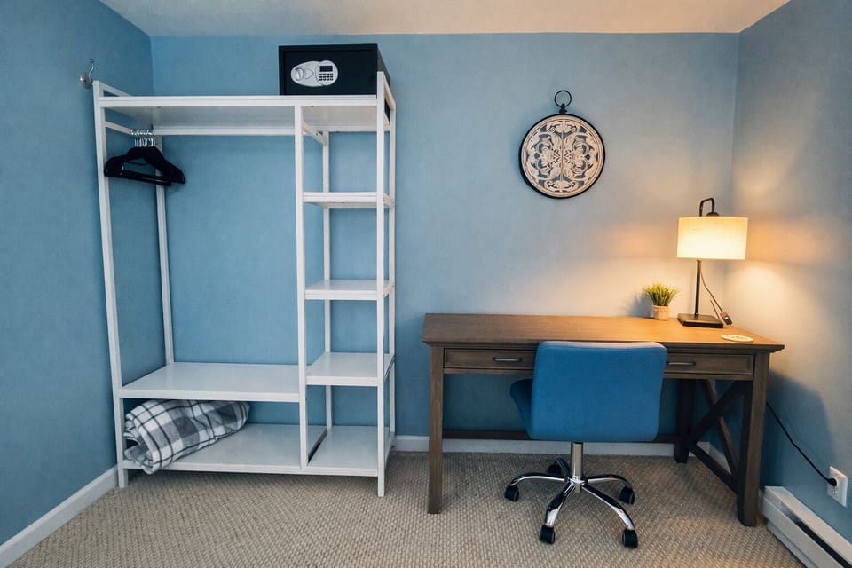 A quiet little corner to catch up on work or unwind.