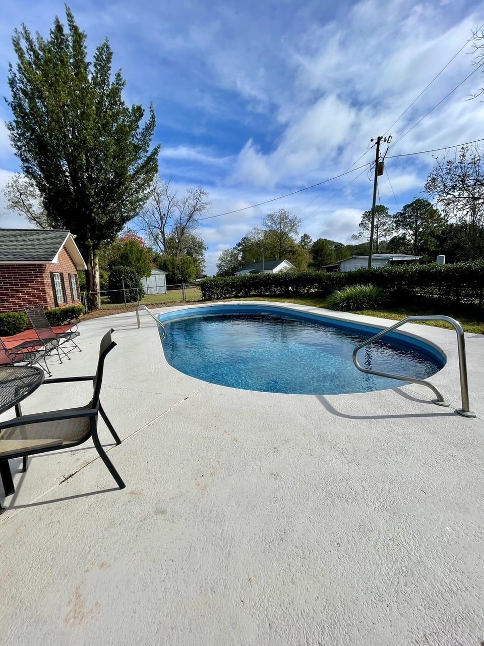 Enjoy the pool during our warm summer months