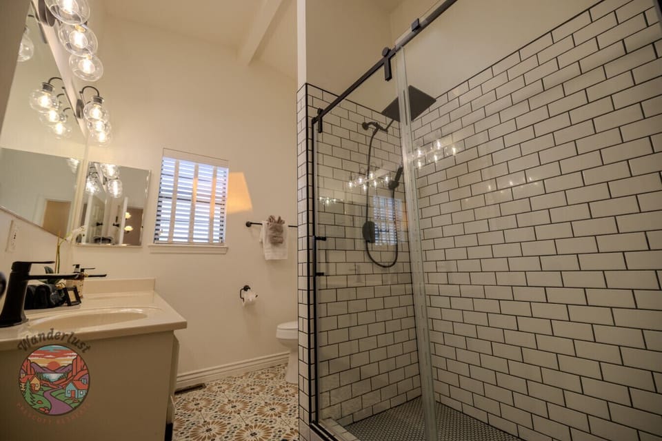 Shared bathroom on first floor