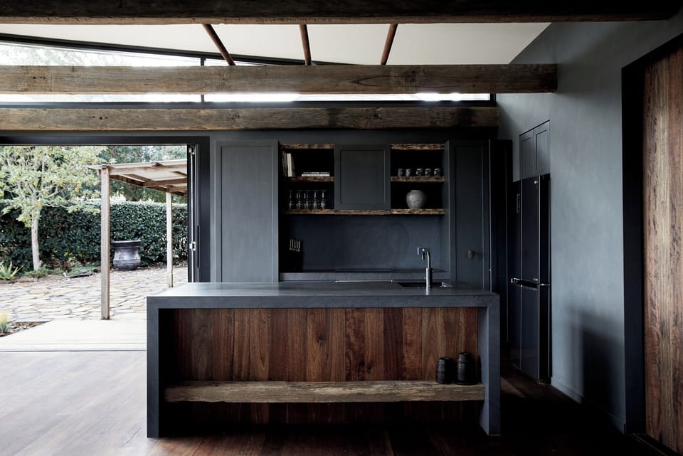 The kitchen with everything you need to enjoy a night in.