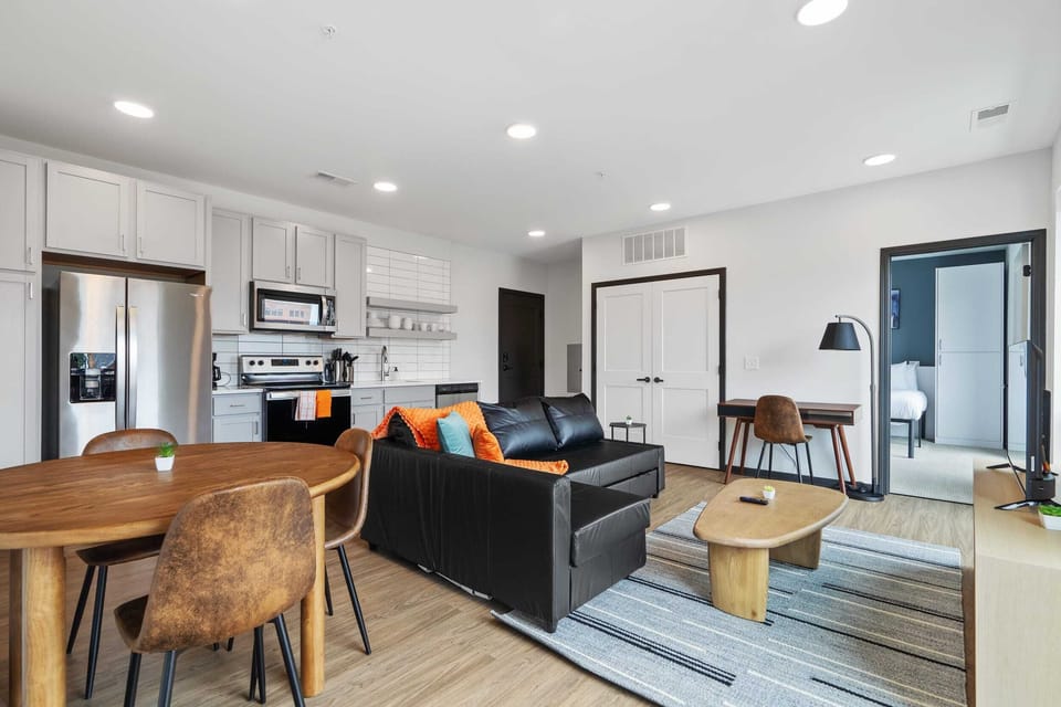 Unit 1 - Living room and Kitchen area