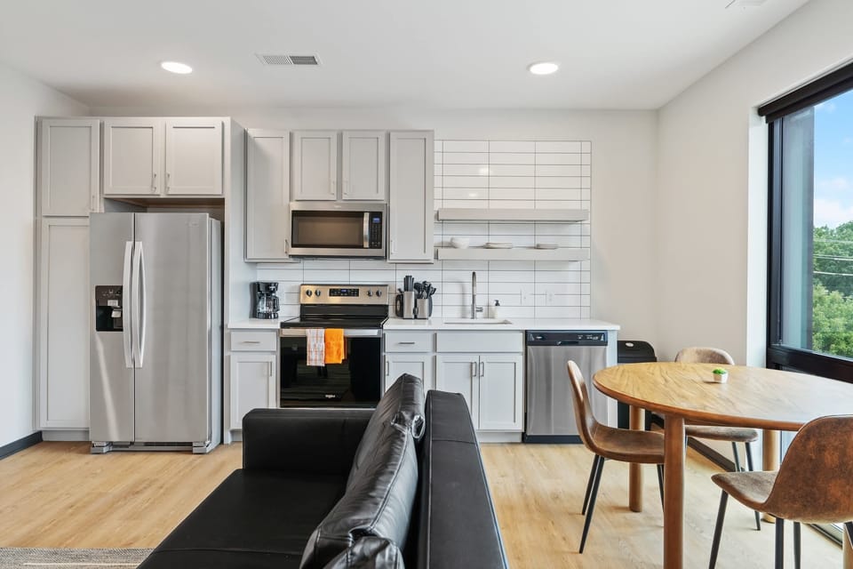 Living room and Kitchen area