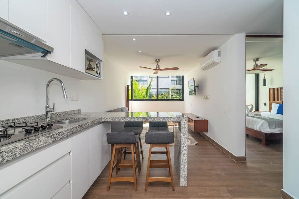 Enjoy your meals in this inviting and cozy dining corner
