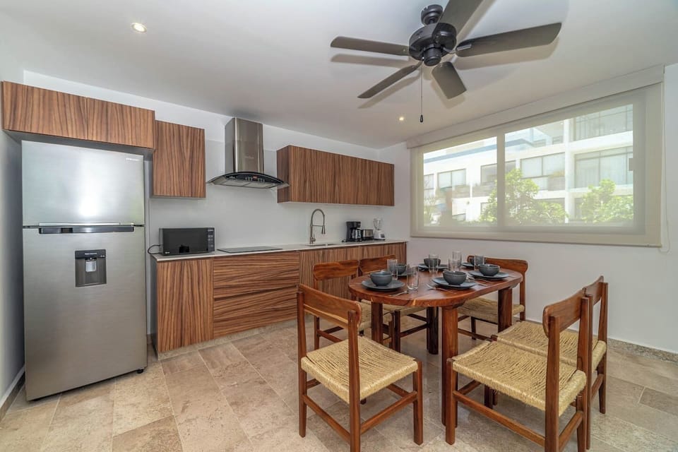 Enjoy your meals in this cozy and inviting dining space