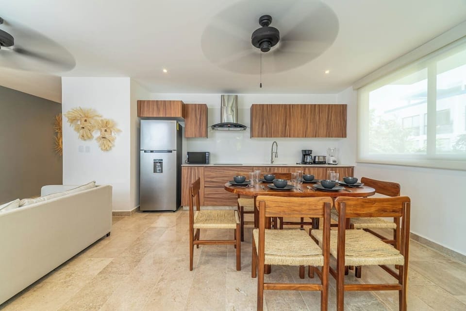 Spacious dining area perfect for family dinners and get-togethers