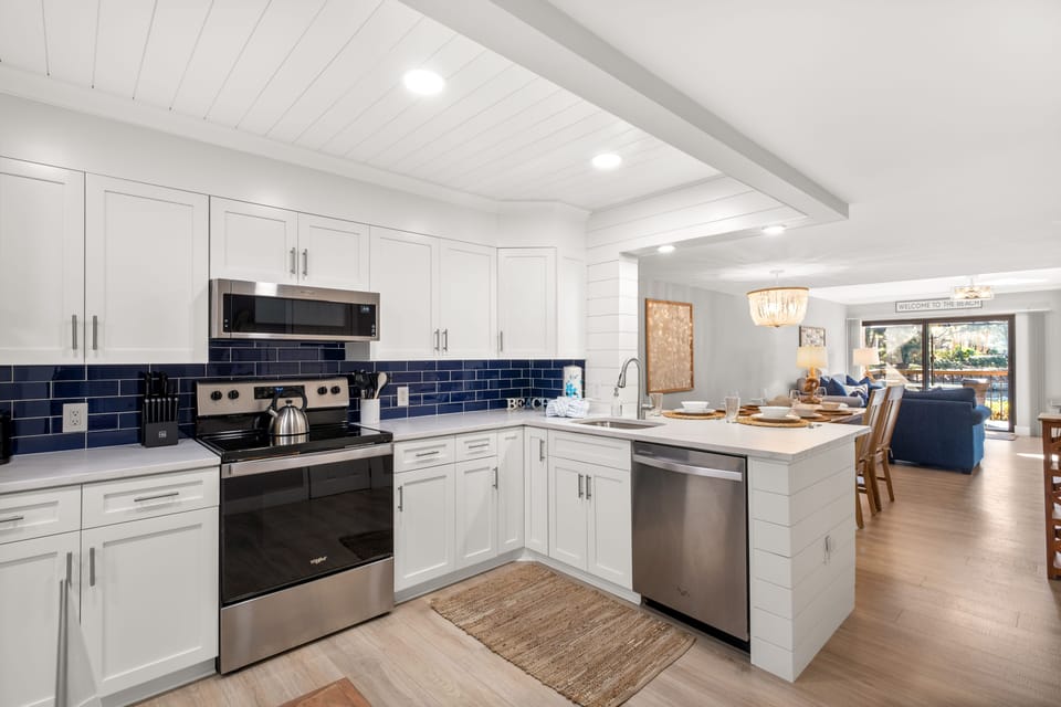 Updated kitchen and open 1st floor plan