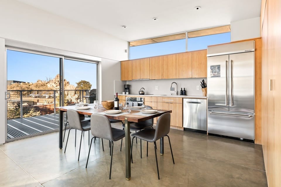 Open floor plans.