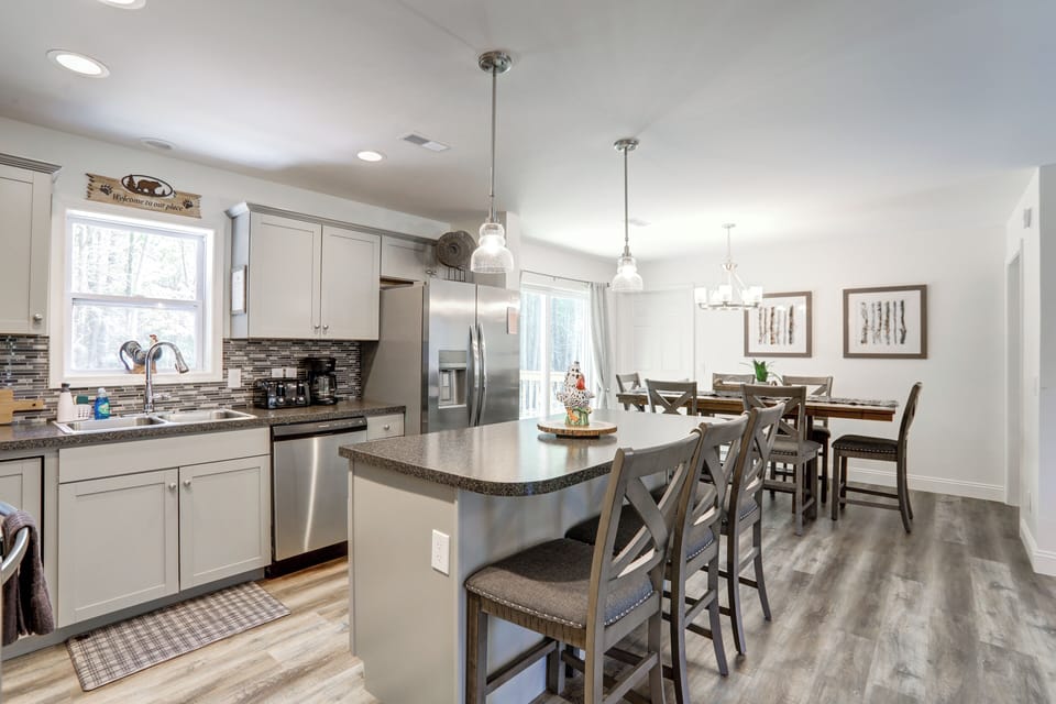 Embrace the open concept of this airy and spacious home.