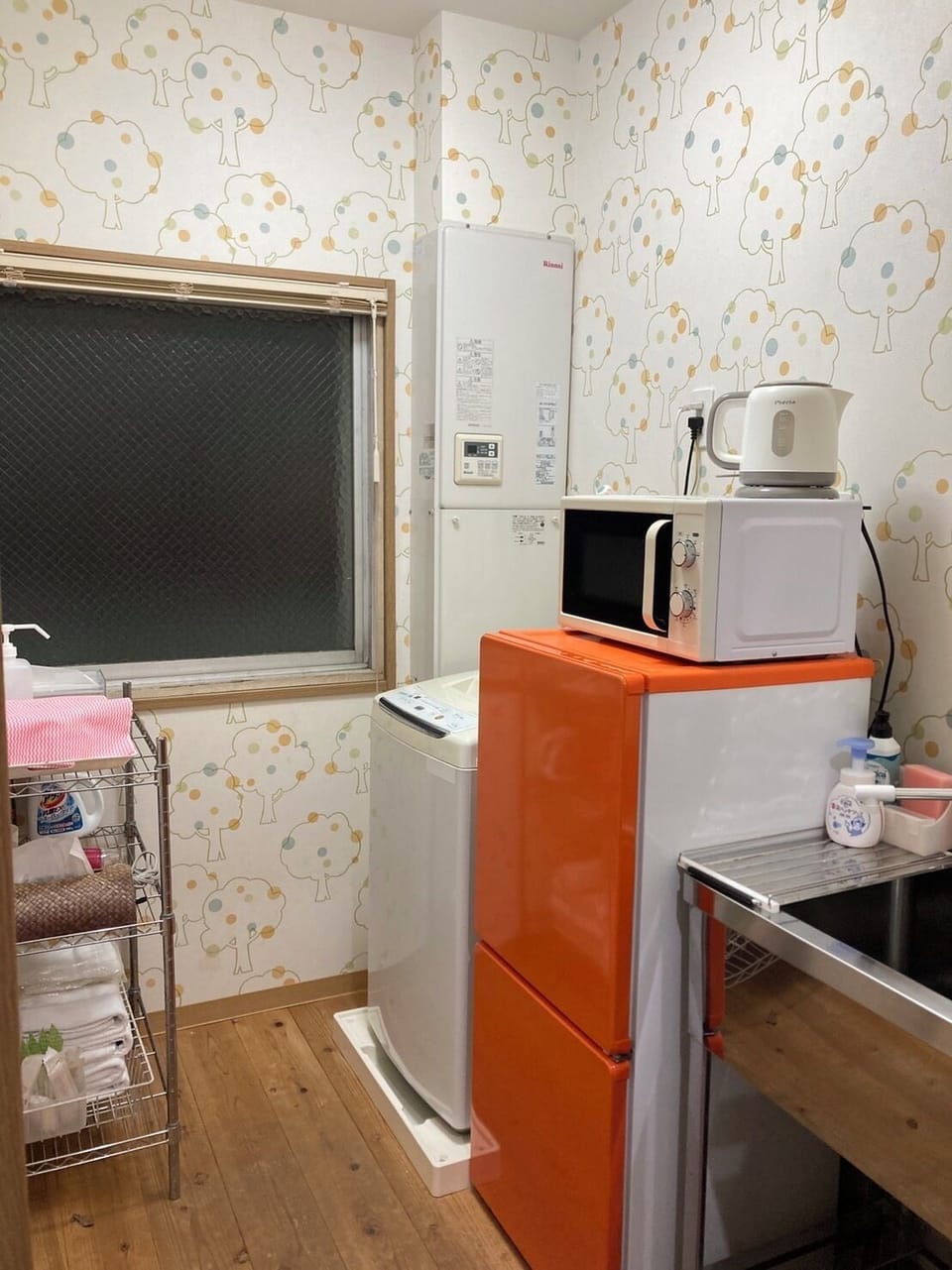 Washing machine, refrigerator, microwave, toaster, electric kettle, coffee maker