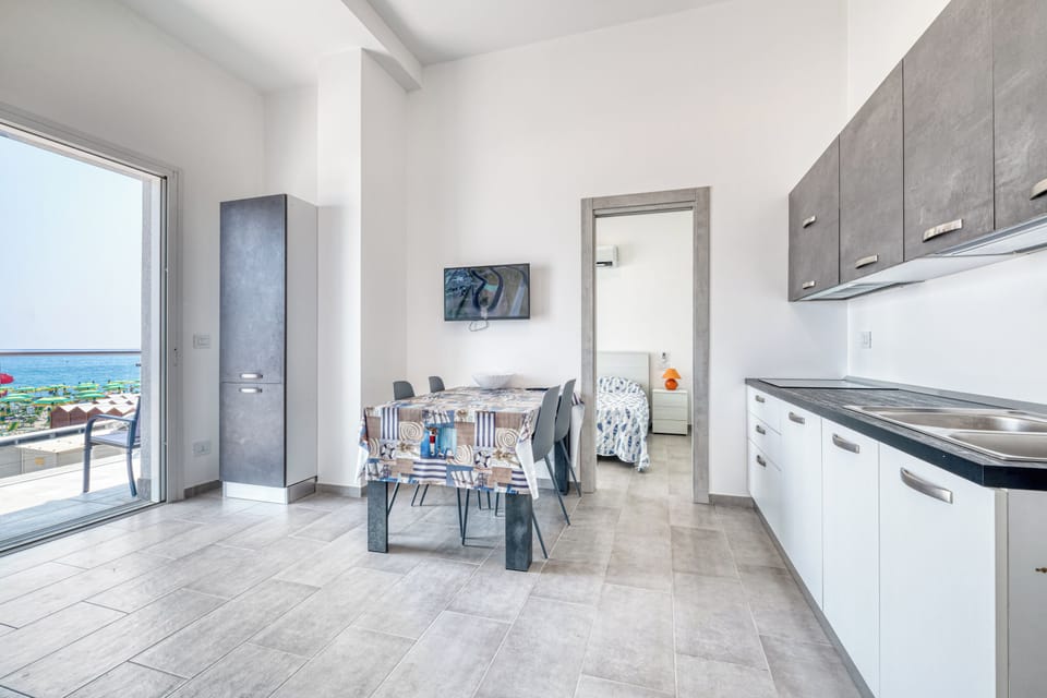 Kitchen and dining area