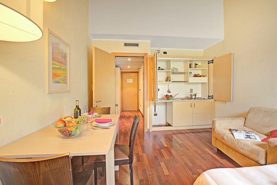 Kitchen and dining area