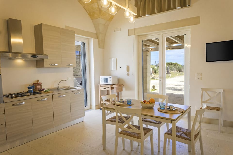 Kitchen and dining area