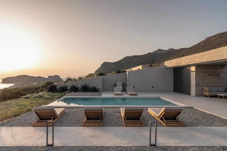 A private, 40sqm swimming pool, 1.6 m deep with step access