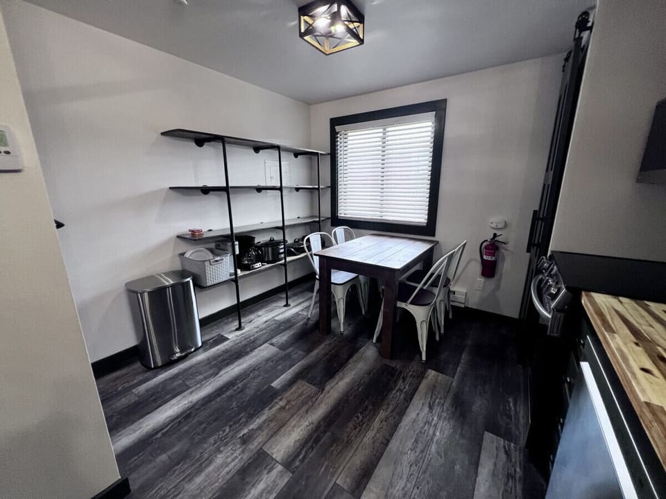 Storage space for your things in the kitchen area.