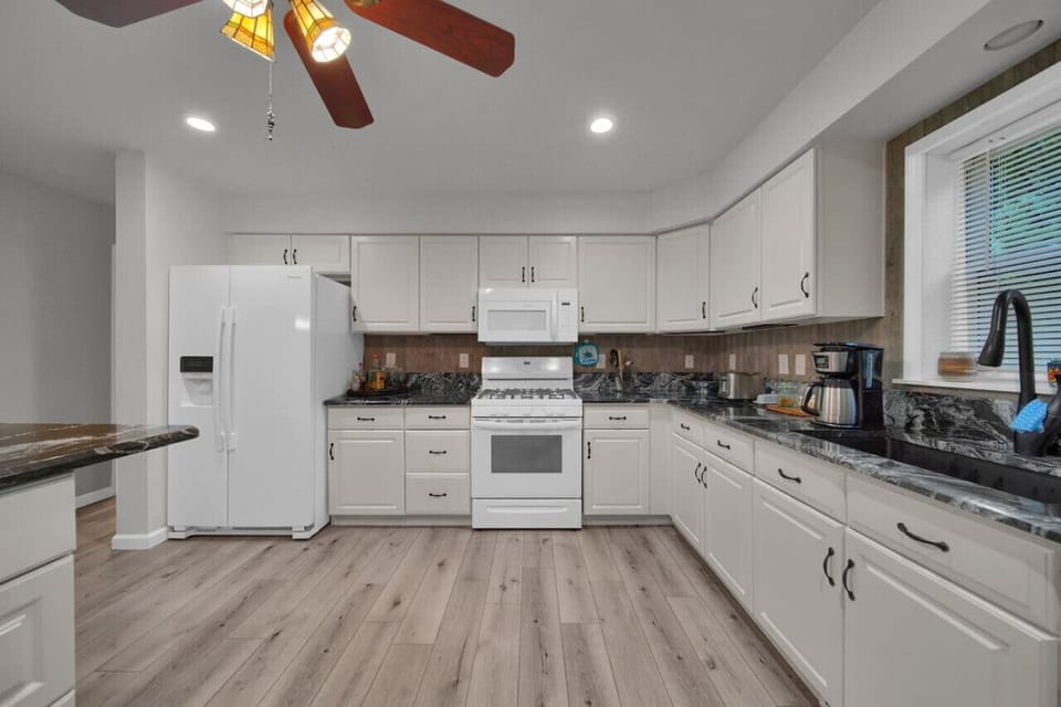 This home has a coffee pot for your group to enjoy during the stay