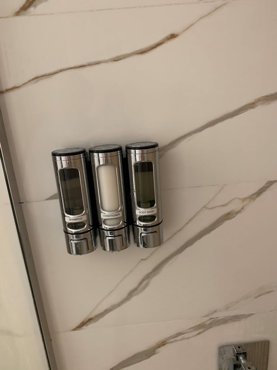 Shampoo, Conditioner and Body Soap