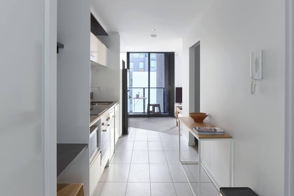 Start your day with a Nespresso coffee, store leftovers from local eats or cook up a feast in this modern kitchen. 
