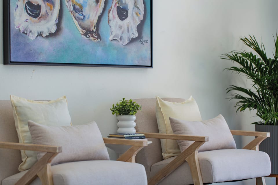Sitting area in the Upstairs Master Bedroom.