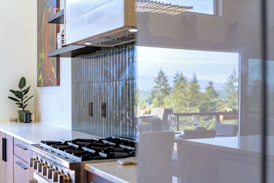 6-burner gas stove with convection oven 