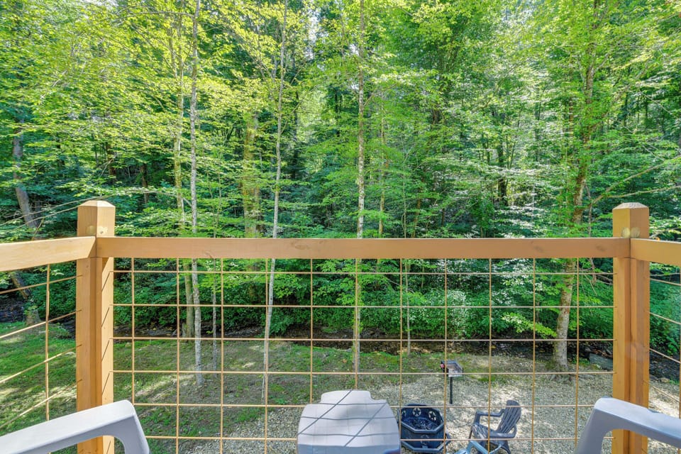 Furnished Deck | Tree-Lined Views
