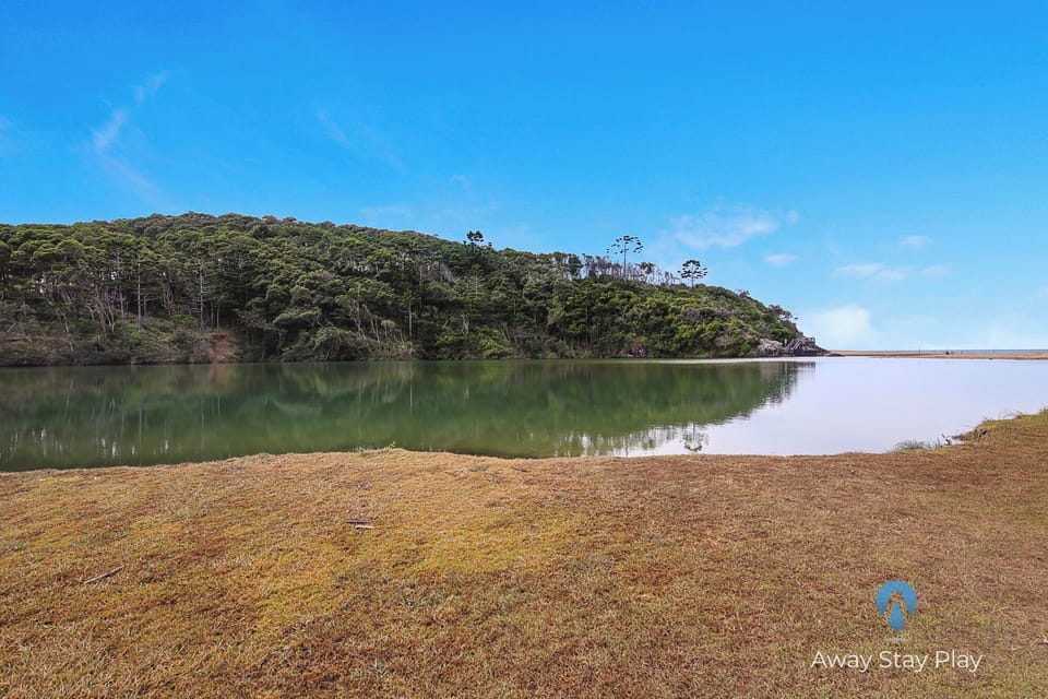 Freshwater Lagoon at Beach
