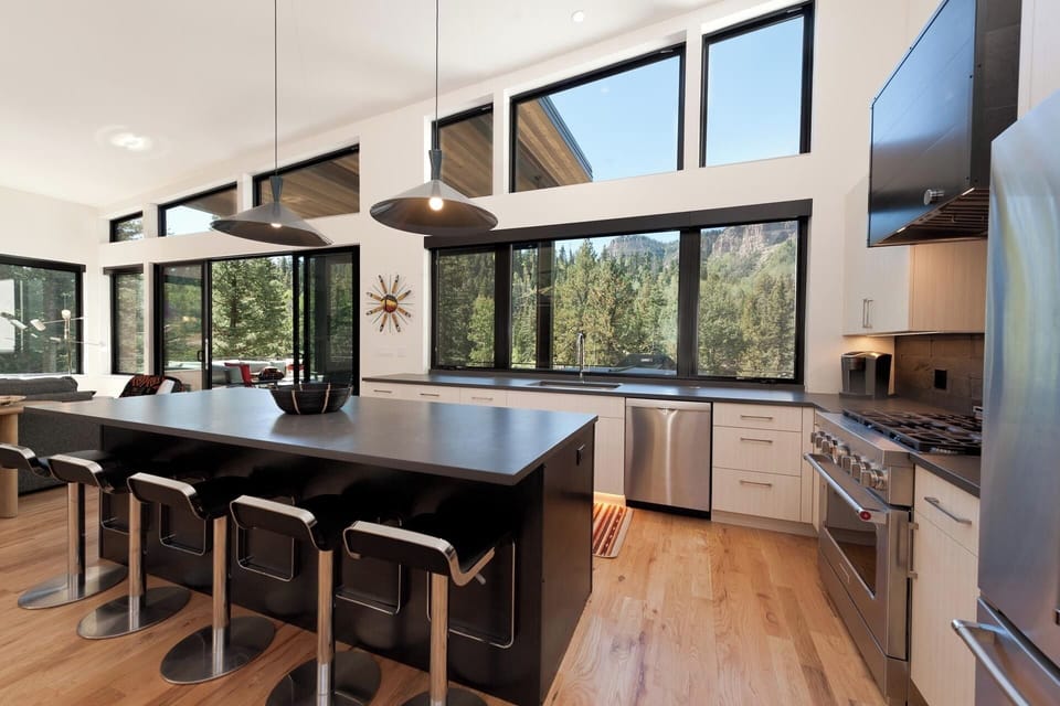 Fully stocked kitchen