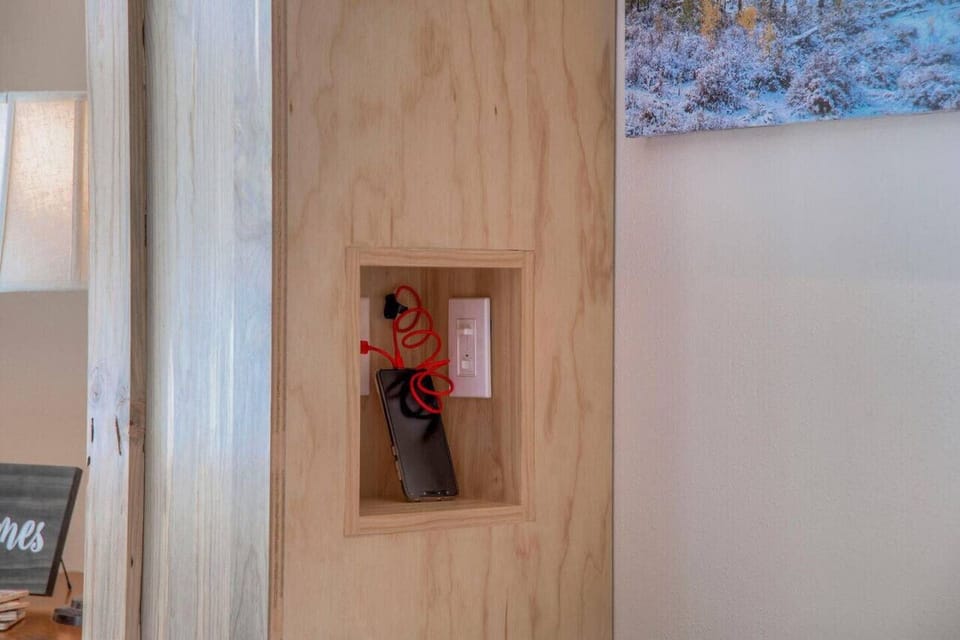 Built-in Night Stands in Fold-out Bed