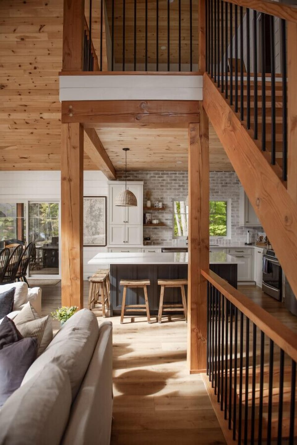 Enjoy open concept living with seamless flow from the living area to kitchen