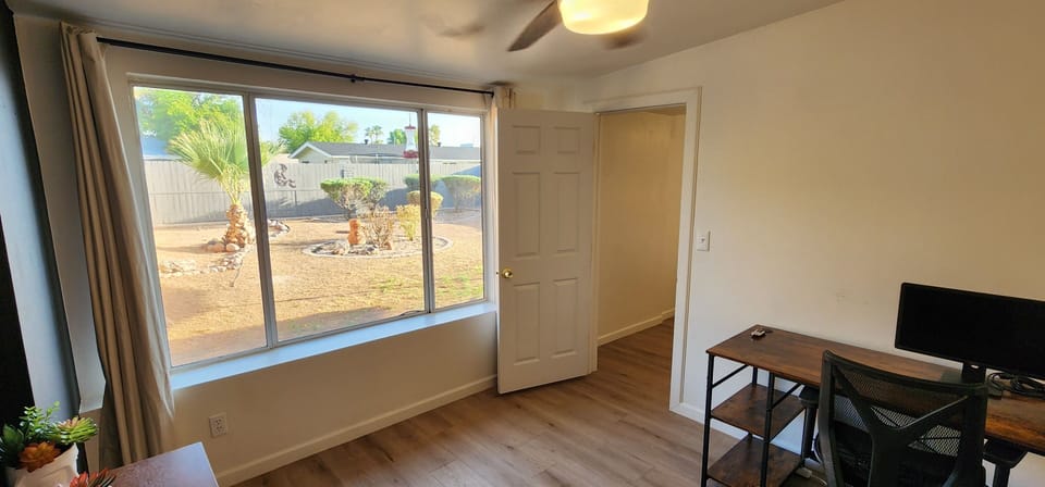 The office/2nd bedroom can be outfitted with a full size bed upon request.