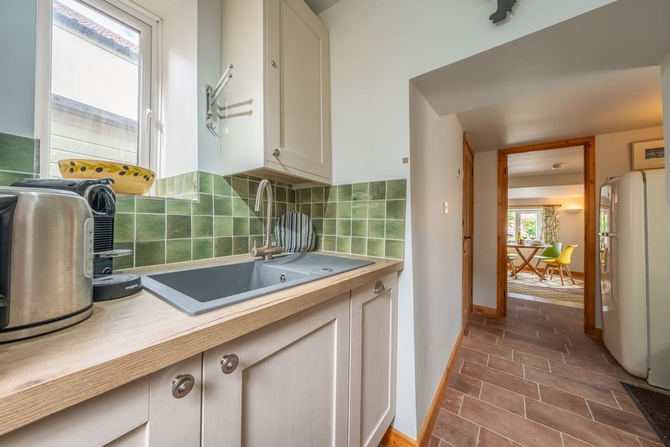 Ground floor: The other side of the galley kitchen