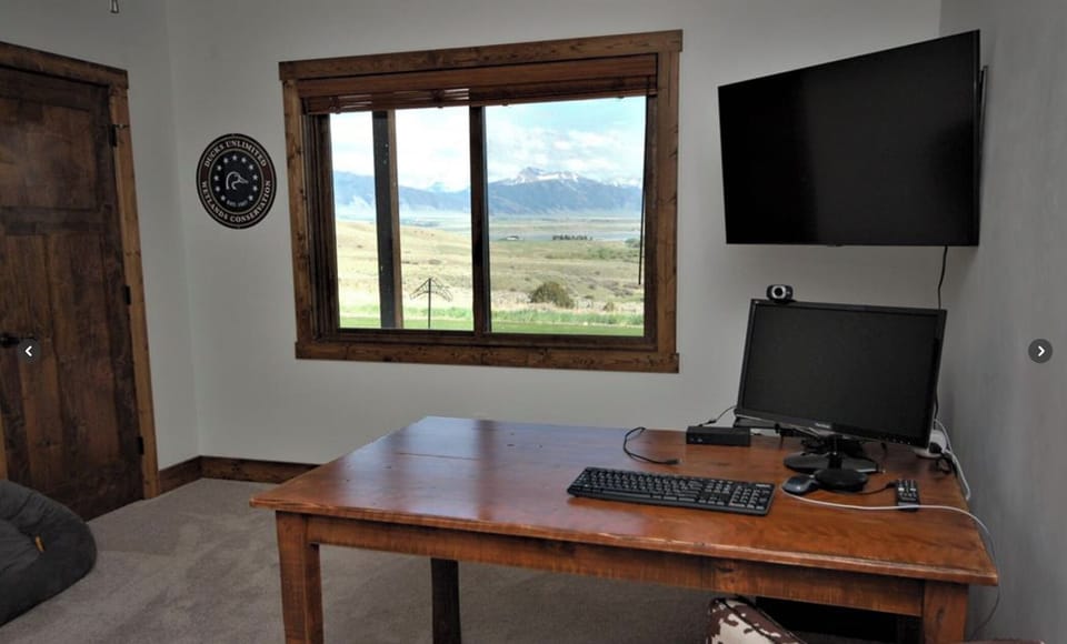 Downstairs office.