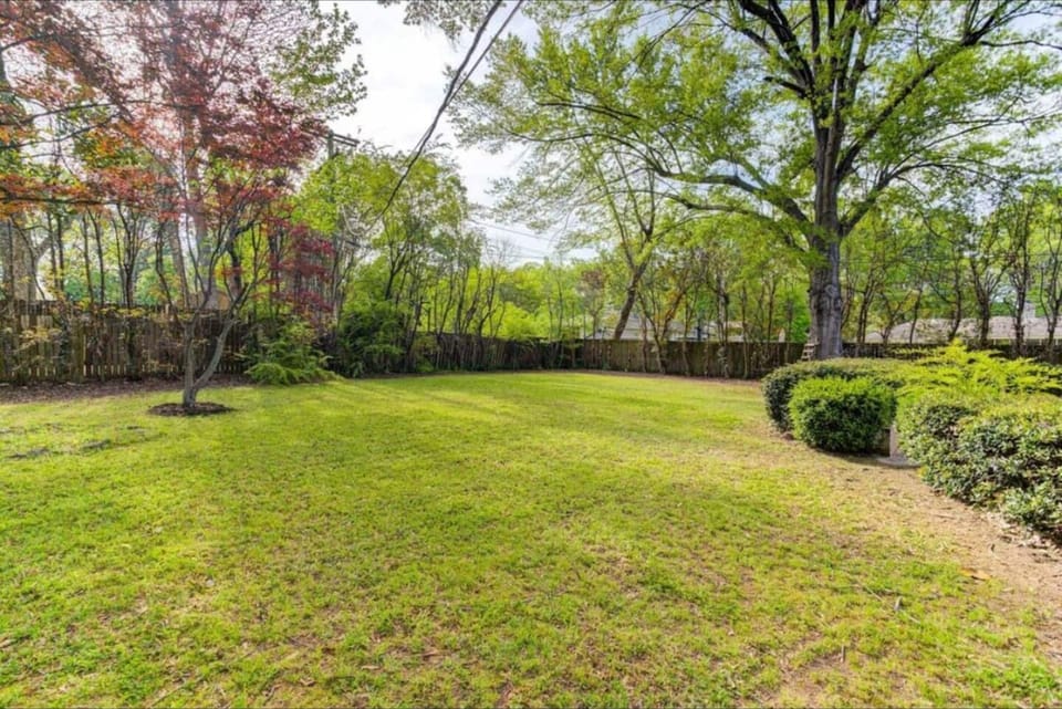 Big backyard fenced 