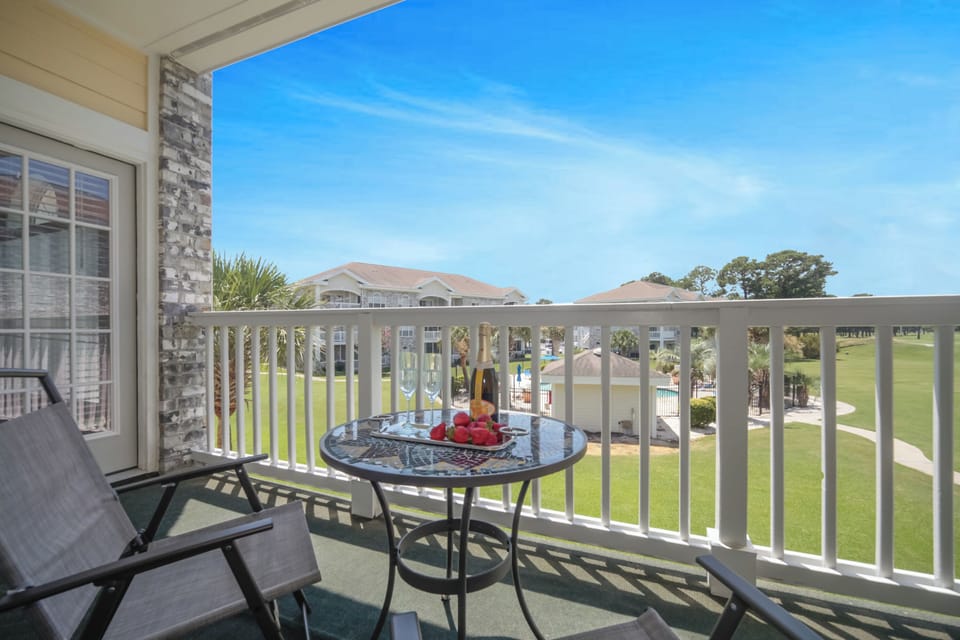Sip your morning coffee or enjoy an evening drink on the private balcony, offering a serene view of the surrounding area.