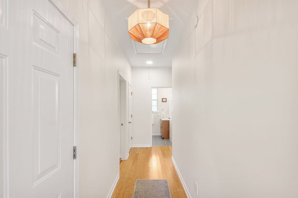 Hallway looking down to bedrooms 2/3