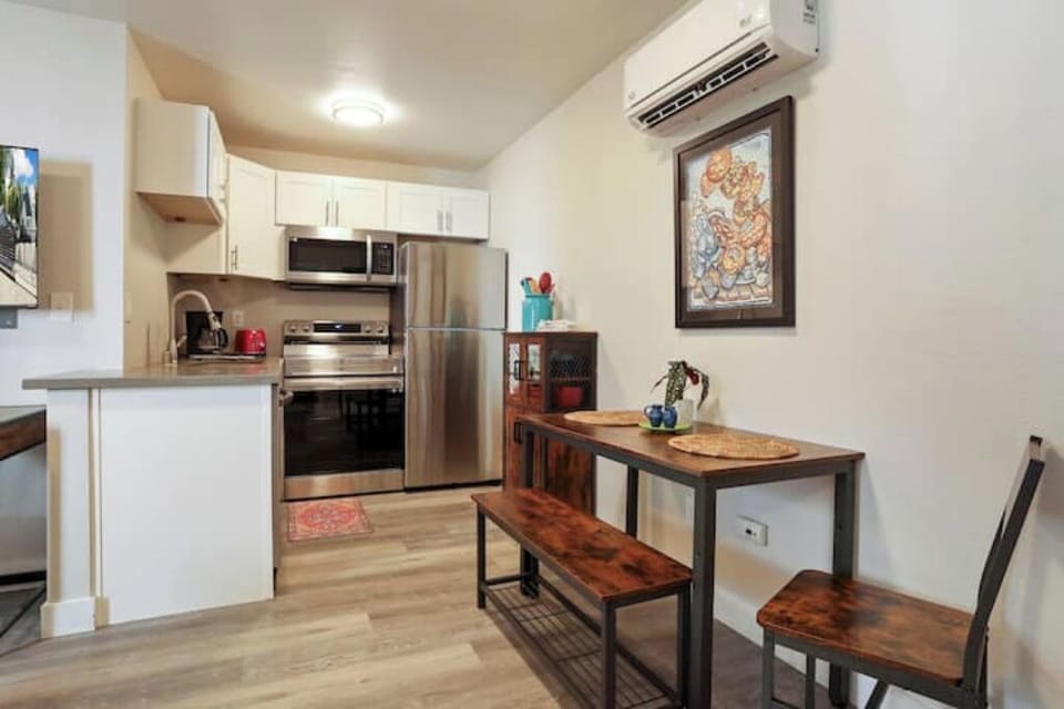 Convenient layout with a quiet mini-split a/c and heater to keep you comfortable