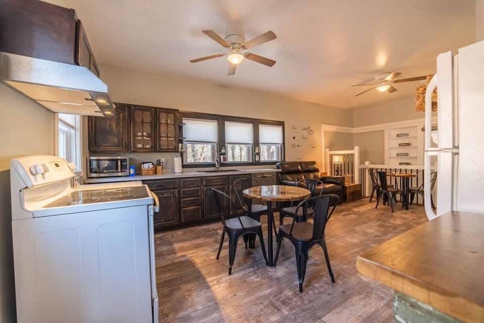 well equipped kitchen