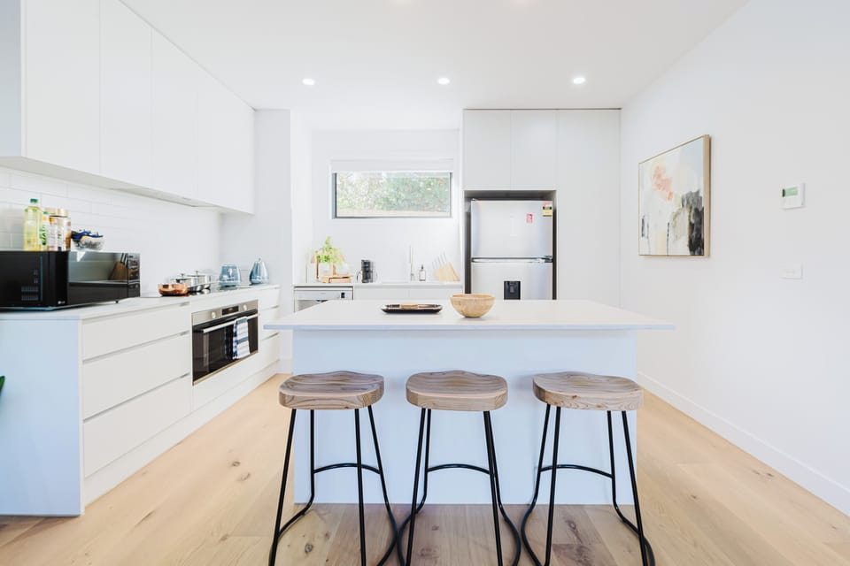 Open Kitchen With Capsule Machine